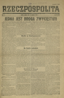 Rzeczpospolita. R. 2, nr 12=156 (13 stycznia 1945)