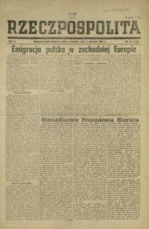 Rzeczpospolita. R. 2, nr 150=290 (7 czerwca 1945)