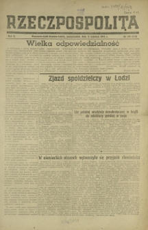 Rzeczpospolita. R. 2, nr 154=294 (11 czerwca 1945)