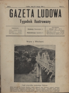 Gazeta Ludowa : tygodnik ilustrowany 1916-02-20, R. 2, nr 8