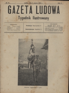 Gazeta Ludowa : tygodnik ilustrowany 1916-03-05, R. 2, nr 10