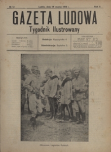 Gazeta Ludowa : tygodnik ilustrowany 1916-03-19, R. 2, nr 12
