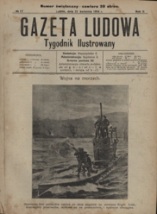 Gazeta Ludowa : tygodnik ilustrowany 1916-04-23, R. 2, nr 17