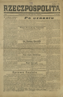 Rzeczpospolita. R. 2, nr 180=320 (7 lipca 1945)