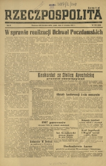 Rzeczpospolita. R. 2, nr 249=389 (14 września 1945)