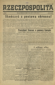 Rzeczpospolita. R. 2, nr 254=394 (19 września 1945)