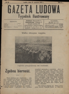 Gazeta Ludowa : tygodnik ilustrowany 1916-06-25, R. 2, nr 26