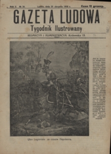 Gazeta Ludowa : tygodnik ilustrowany 1916-08-20, R. 2, nr 34