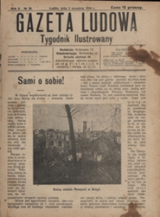 Gazeta Ludowa : tygodnik ilustrowany 1916-09-03, R. 2, nr 36