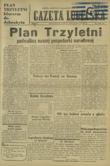Gazeta Lubelska : niezależne pismo demokratyczne. R. 2, nr 339=648 (8 grudzień 1946)