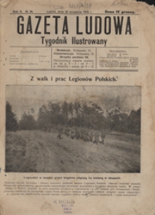 Gazeta Ludowa : tygodnik ilustrowany 1916-09-24, R. 2, nr 39