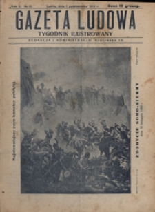 Gazeta Ludowa : tygodnik ilustrowany 1916-10-01, R. 2, nr 40