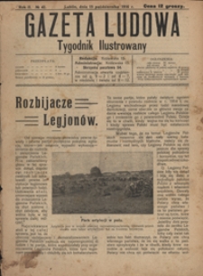Gazeta Ludowa : tygodnik ilustrowany 1916-10-15, R. 2, nr 42