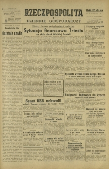 Rzeczpospolita i Dziennik Gospodarczy. R. 4, nr 110 (24 kwietnia 1947)