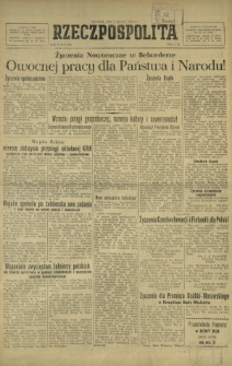 Rzeczpospolita. R. 4, nr 2=854 (3 stycznia 1947)