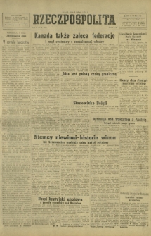 Rzeczpospolita. R. 4, nr 31=883 (1 lutego 1947)