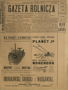 Gazeta Rolnicza : pismo tygodniowe ilustrowane. R. 71, nr 10 (6 marca 1931)