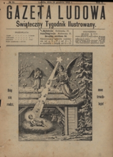 Gazeta Ludowa : świąteczny tygodnik ilustrowany 1916-12-24, R. 2, nr 52