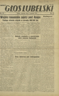 Nowy Głos Lubelski. R. 3, nr 205 (3 września 1942)