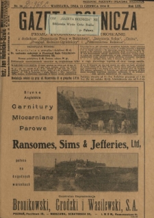 Gazeta Rolnicza : pismo tygodniowe ilustrowane. R. 70, nr 24 (13 czerwca 1930)