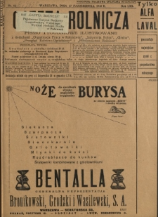 Gazeta Rolnicza : pismo tygodniowe ilustrowane. R. 70, nr 42 (17 października 1930)