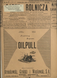 Gazeta Rolnicza : pismo tygodniowe ilustrowane. R. 70, nr 48 (28 listopada 1930)