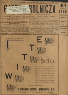 Gazeta Rolnicza : pismo tygodniowe ilustrowane. R. 70, nr 51 (19 grudnia 1930)
