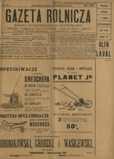Gazeta Rolnicza : pismo tygodniowe ilustrowane. R. 71, nr 24 (12 czerwca 1931)