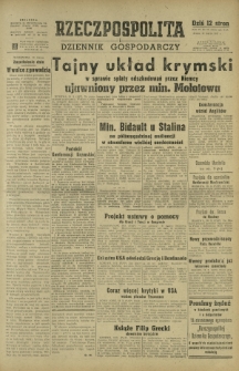 Rzeczpospolita i Dziennik Gospodarczy. R. 4, nr 77 (19 marca 1947)