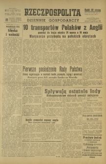 Rzeczpospolita i Dziennik Gospodarczy. R. 4, nr 86 (28 marca 1947)