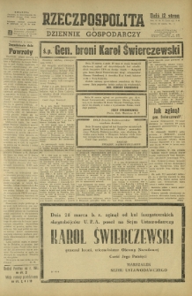 Rzeczpospolita i Dziennik Gospodarczy. R. 4, nr 87 (28 [właśc. 29] marca 1947)