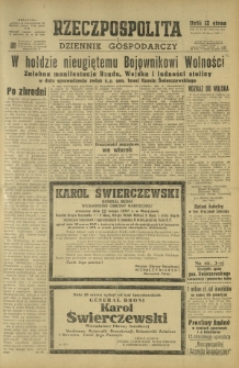 Rzeczpospolita i Dziennik Gospodarczy. R. 4, nr 88 (30 marca 1947)