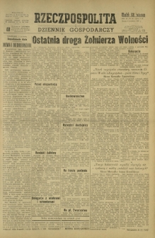 Rzeczpospolita i Dziennik Gospodarczy. R. 4, nr 91 (2 kwietnia 1947)