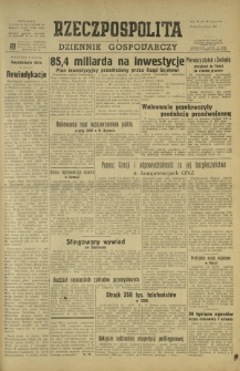 Rzeczpospolita i Dziennik Gospodarczy. R. 4, nr 96 (9 kwietnia 1947)