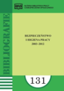 Safety and health at work ... (selected polish literature)