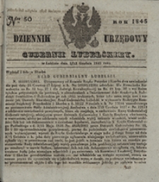 Dziennik Urzędowy Guberni Lubelskiey 1845 Nr 50 + dodatek I + dodatek II