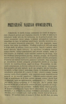 Ogrodnik Polski : dwutygodnik poświęcony wszystkim gałęziom ogrodnictwa T. 8, Nr 1 (1886)