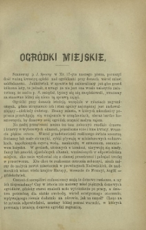 Ogrodnik Polski : dwutygodnik poświęcony wszystkim gałęziom ogrodnictwa T. 8, Nr 19 (1886)