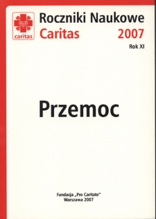 Roczniki Naukowe Caritas R. 11 (2007)