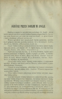 Ogrodnik Polski : dwutygodnik poświęcony wszystkim gałęziom ogrodnictwa T. 14, Nr 16 (1892)