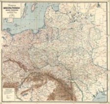Mapa Królestwa Polskiego i krajów ościennych