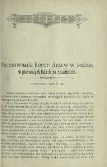 Ogrodnik Polski : dwutygodnik poświęcony wszystkim gałęziom ogrodnictwa T. 23, Nr 16 (1901)