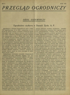 Przegląd Ogrodniczy R. 12, Nr 6 (1929)