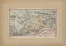 Originalkarte von A. Fedtschenko's Reise nach dem Pamir Plateau im Jahre 1871