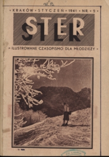 Ster : ilustrowane czasopismo dla młodzieży Nr 5 (stycz. 1941)