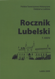 Rocznik Lubelski T. 35 (2009)