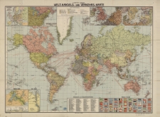 G. Freytag & Berndt's Welt - Handels - und Verkehrs - Karte