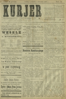 Kurjer / redaktor i wydawca Stanisław Korczak. - R. 3, nr 77 (2 kwietnia 1908)