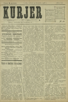 Kurjer / redaktor i wydawca Stanisław Korczak. - R. 3, nr 94 (25 kwietnia 1908)