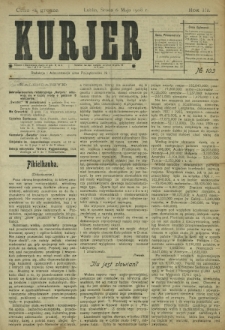 Kurjer / redaktor i wydawca Stanisław Korczak. - R. 3, nr 103 (6 maja 1908)